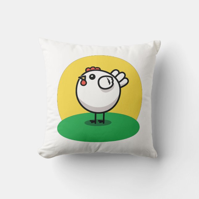 Coussin Cute Chicken (Recto)