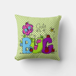 Coussin Cute comme un bug