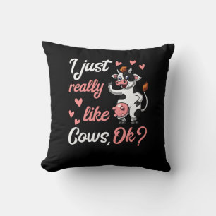 Coussin Cute Cow Funny Farm Ranch Animal