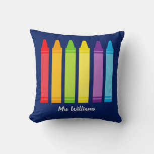 Coussin Cute Crayon Enseignant élémentaire Salle de classe