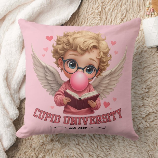 Coussin Cute Cupid Université Bubblegum Angel Esthétique (Couverture)