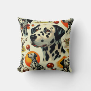 Coussin Cute Dalmatien sans joint