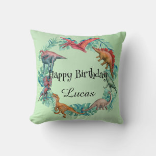 Coussin Cute dinosaur jungle anniversaire de enfant de l'é