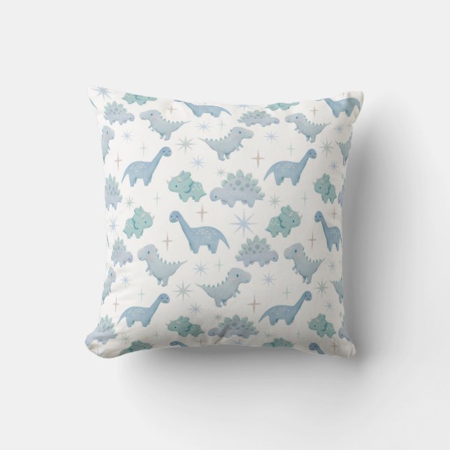 Coussin Cute Dinosaur Motif Boys Nursery Room (Recto)