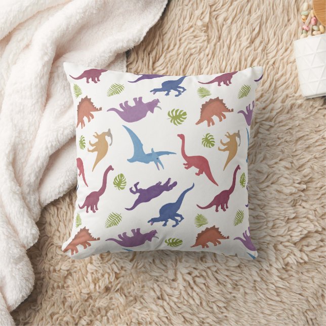 Coussin Cute Dinosaur Motif chambre enfant Dino (Couverture)