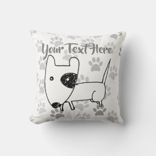 Coussin Cute English Bull Terrier