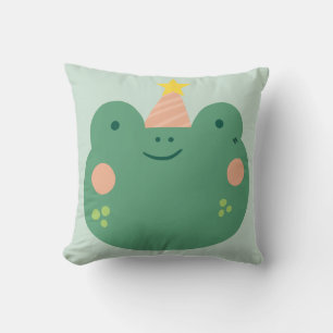 Coussin Cute Frog Enfants Nursery