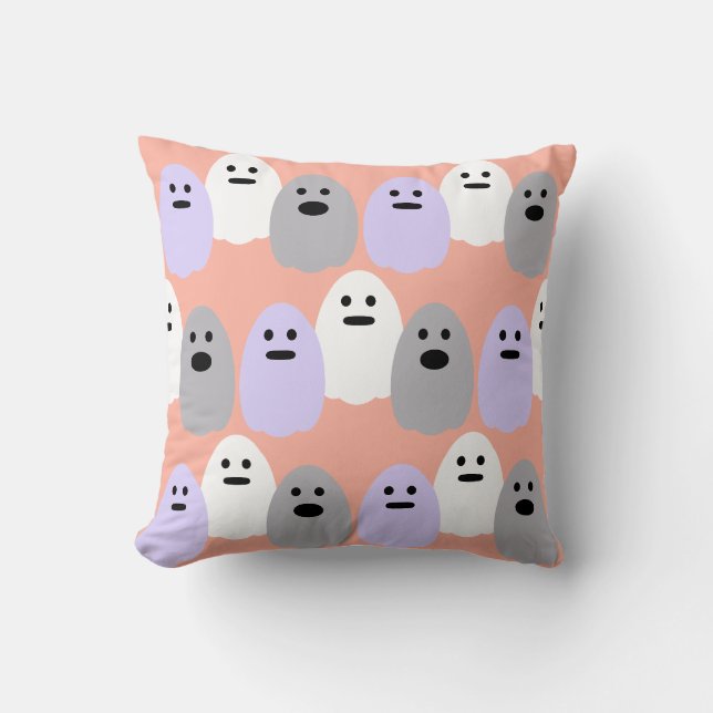 Coussin Cute Ghost Pastel (Recto)