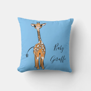 Coussin Cute Giraffe drawing, safari animals