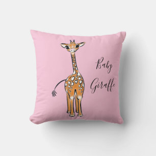 Coussin Cute Giraffe drawing, safari animals