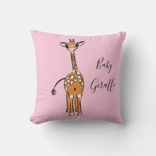 Coussin Cute Giraffe drawing, safari animals