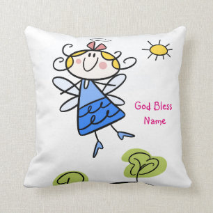 Coussin Cute Godgirl Angel Personnalisé