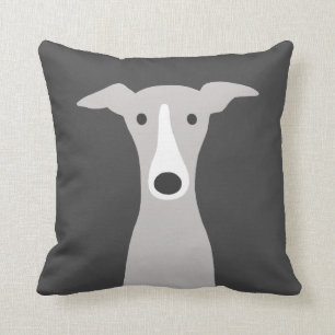 Coussin Cute Greyhound, Greyhound italien ou Chien Whippet