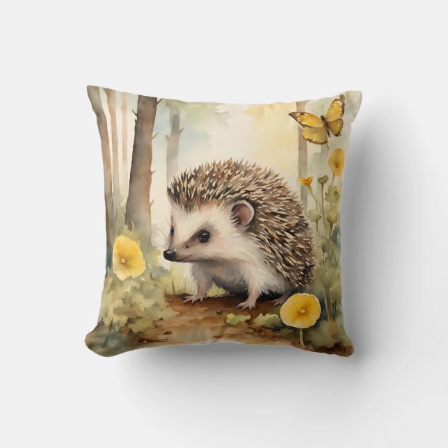 Coussin Cute Hedgehog Genre Neutre (Recto)