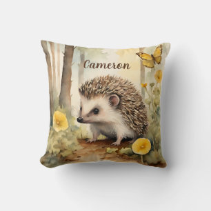 Coussin Cute Hedgehog Genre Neutre Personnalisé