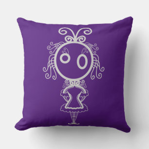Coussin Cute Kawaii Cartoon Girl