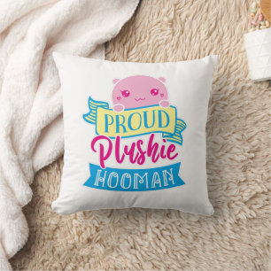Coussin Cute Kawaii Fier Plushie Hooman