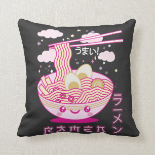 Coussin Cute Kawaii Ramen Anime nouilles Ramen Filles, Ado