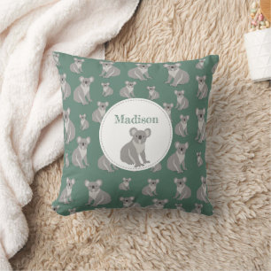 Coussin Cute Koala Motif personnalisé