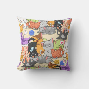 Coussin Cute Little Cats Motif