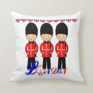 Coussin Cute London Guards Design à thème
