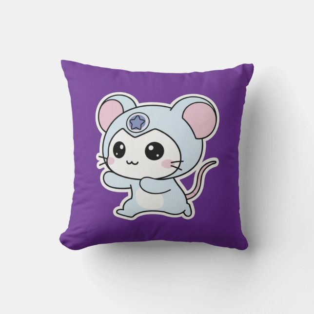 Coussin Cute lovely little adorable mouse (Recto)