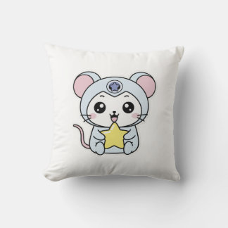 Coussin Cute lovely little adorable mouse