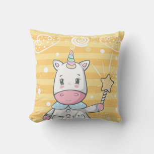 Coussin Cute Magique Unicorne