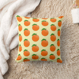 Coussin Cute Motif orange Fruit