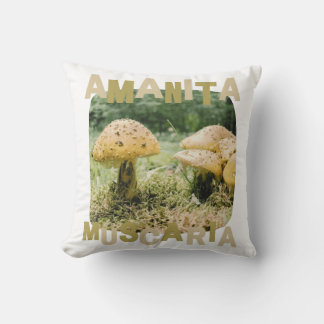 Coussin Cute mushroom, Amanita muscaria, Forest