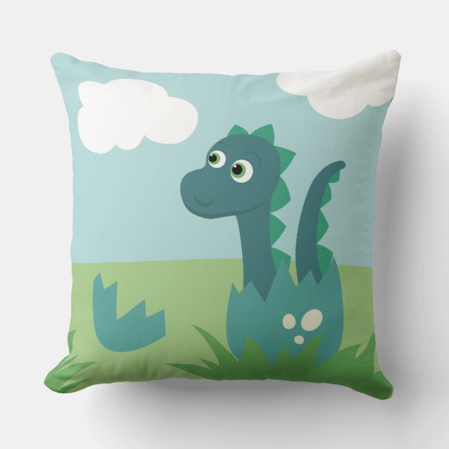 Coussin Cute-nouveau-né-dinosaure-enfant-nourrice (Recto)
