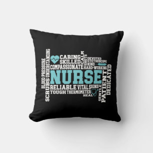 Coussin Cute Nurse RN LVN École de soins infirmiers Médica