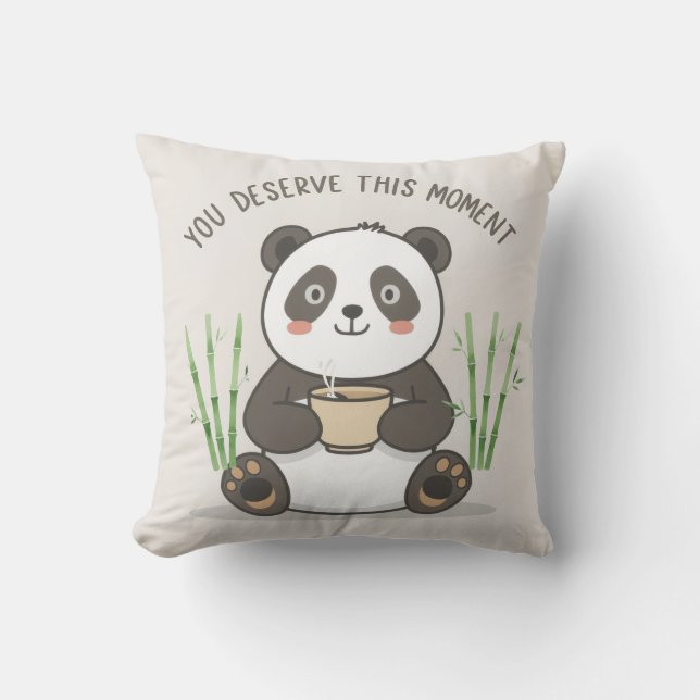 Coussin Cute Panda Pillow (Recto)