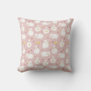 Coussin Cute Pastel Sheep Motif Lamb bébé