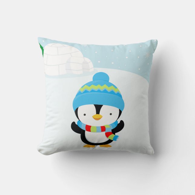 Coussin Cute Penguin (Recto)