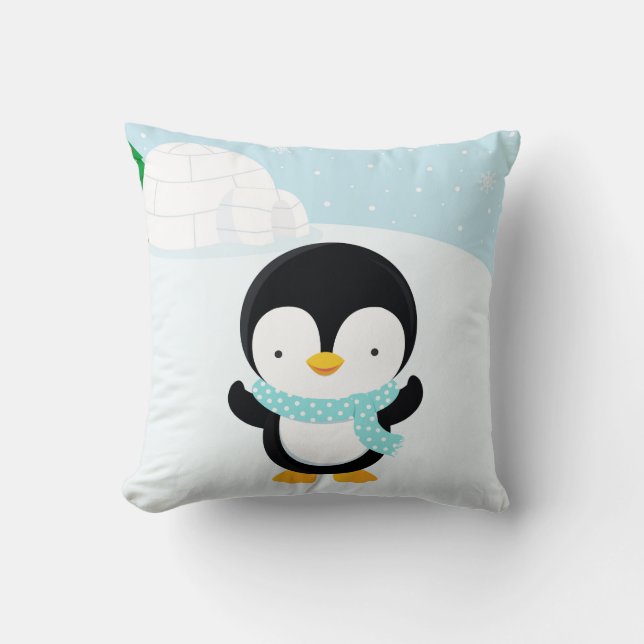 Coussin Cute Penguin (Recto)