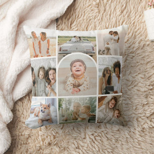 Coussin Cute personnalisée 9 photos Collage Arche