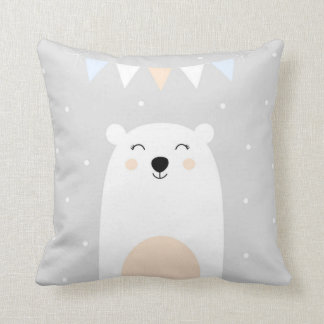Coussin Cute Polar Oear Nursery Cushion