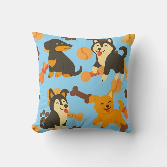 Coussin Cute Puppies (Recto)