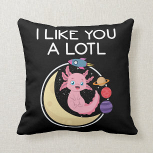 Coussin Cute Salamandre Axolotl Comme Toi Un Grand Astrona