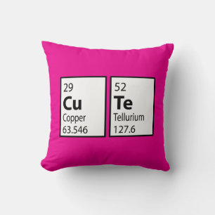 Coussin Cute Science Nerd