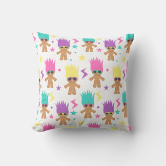 Coussin Cute Troll 80's 90's Retro Motif Cushion