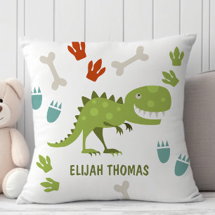 Coussin Cute Tyrannosaurus Dinosaur Personnalisé