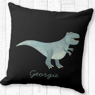 Coussin Cute Tyrannosaurus Rex Dinosaur Personnalisé