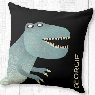 Coussin Cute Tyrannosaurus Rex Dinosaur Personnalisé