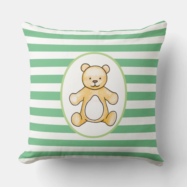 Coussin Cute vintage teddy bear (Recto)