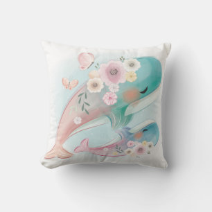 Coussin Cute Whales