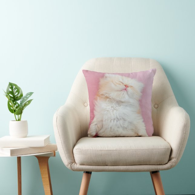 Coussin Cutest Baby Animals | Lovely Kitten Sleeping (Chaise)