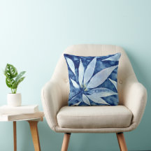 Cyanotype Bleu et Blanc Feuille de Gattilier
