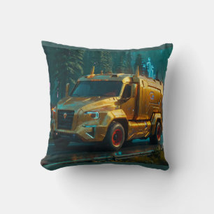 Coussin Cyber Camion futuriste de 2076